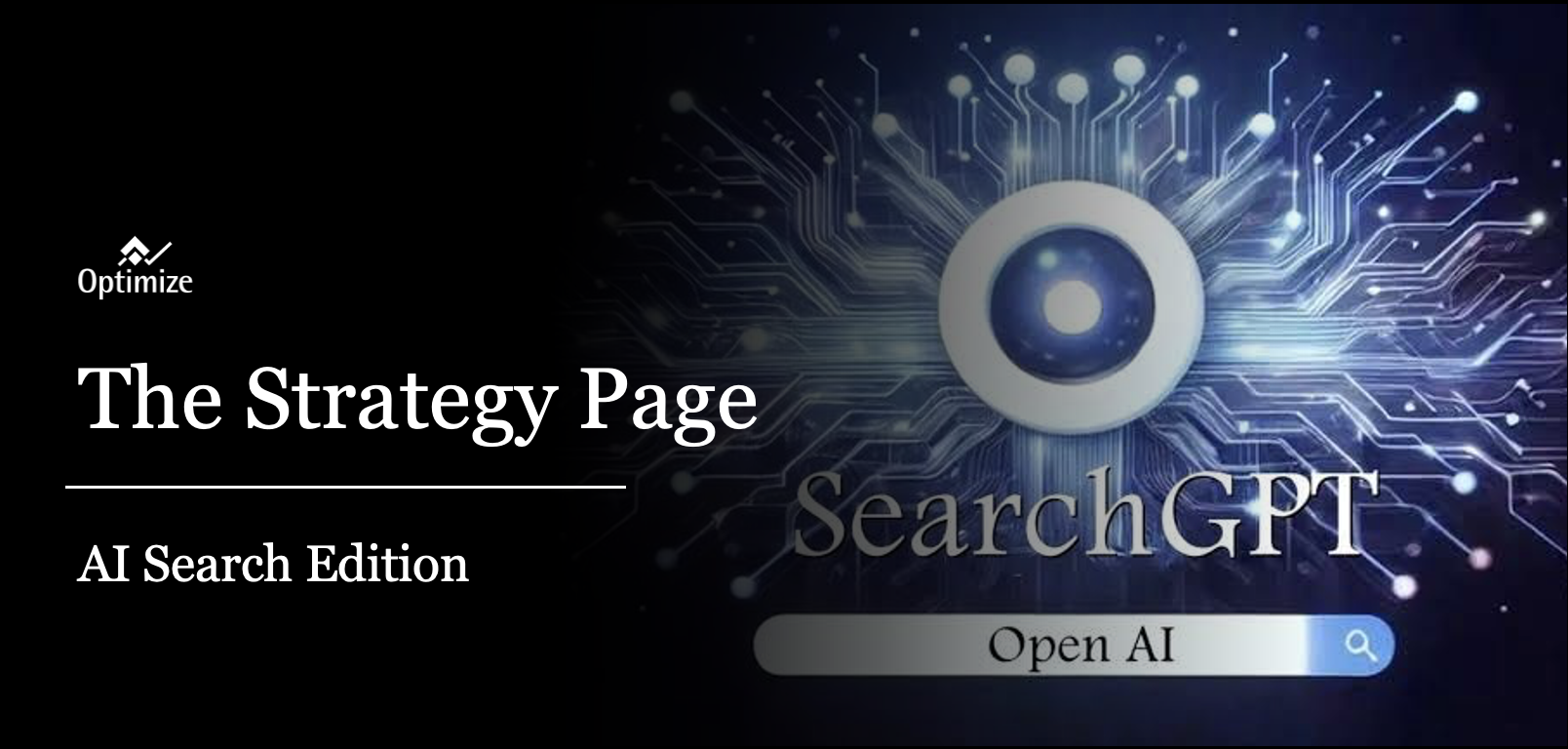 open AI searchgpt strategy page